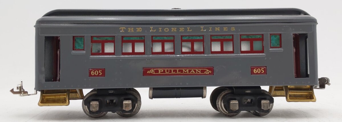 Lionel 605 Vintage O Prewar Tinplate Pullman Passenger Car