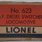 Lionel 623 Vintage O Santa Fe NW-2 Diesel Switcher EX/Box