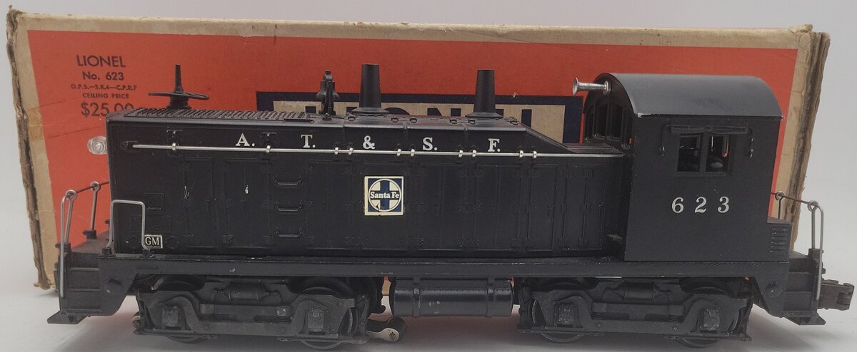 Lionel 623 Vintage O Santa Fe NW-2 Diesel Switcher EX/Box