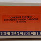 Lionel 6-19700 O Chessie System Extended Vision Illuminated Caboose #19700 VG/Box