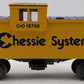 Lionel 6-19700 O Chessie System Extended Vision Illuminated Caboose #19700 VG/Box