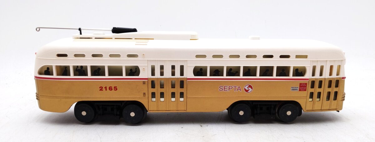MTH 30-2503-0 O Gauge SEPTA PCC Electric Trolley Car #2165 EX/Box