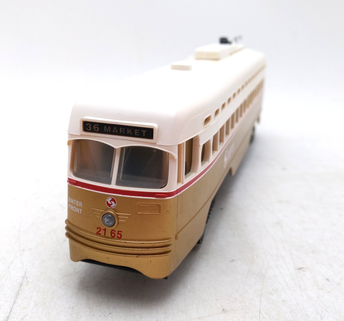 MTH 30-2503-0 O Gauge SEPTA PCC Electric Trolley Car #2165 EX/Box