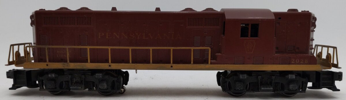Lionel 2028 Vintage O Pennsylvania GP-7 Diesel Locomotive VG