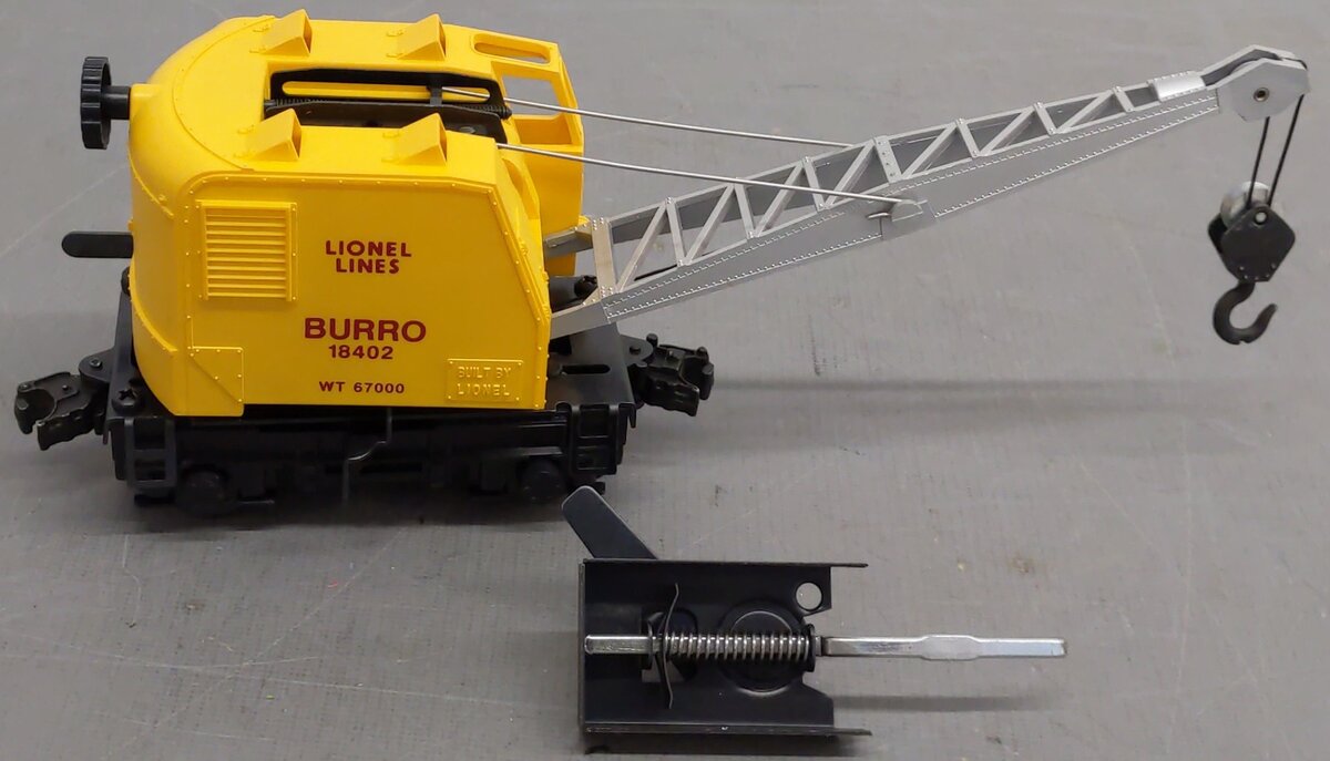 Lionel 6-18402 O Gauge Lionel Lines Operating Burro Crane #18402 EX/Box