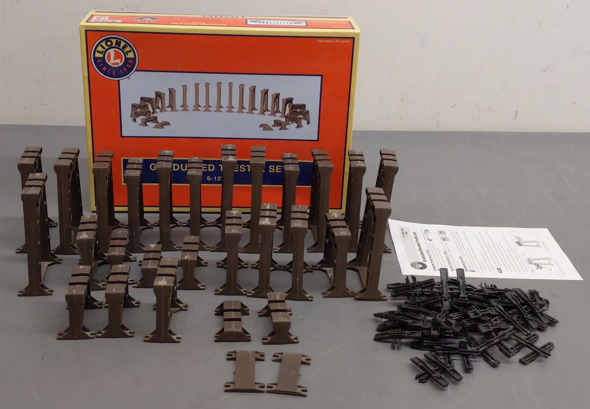 Lionel 6-12754 O & O27 Graduated Trestle Set EX/Box