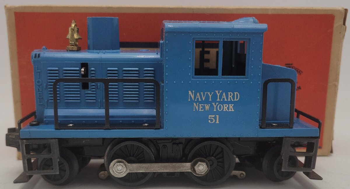 Lionel 51 Vintage O Navy Yard Turbine Powered Diesel Switcher VG/Box