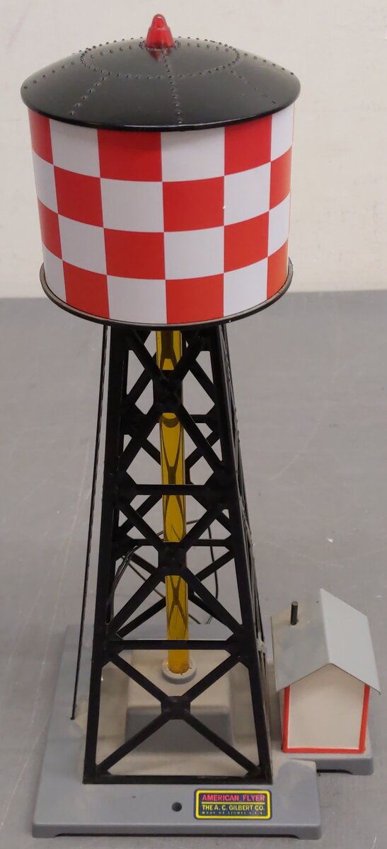 American Flyer 6-49809 S Scale Checkerboard Bubbling Water tower #772 EX/Box