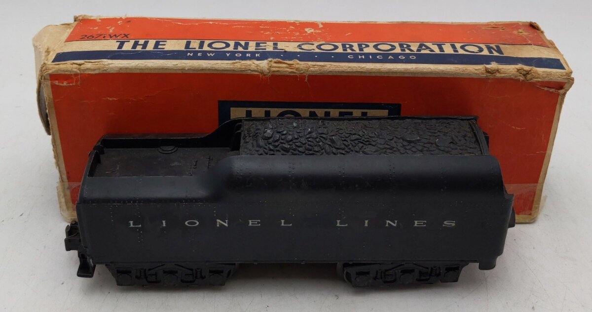 Lionel 2671WX Vintage O Lionel Lines Whistling Tender VG/Box
