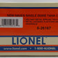 Lionel 6-26167 O Gauge New Haven Single Dome Tank Car EX/Box