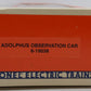 Lionel 6-19038 O Gauge Adolphus Observation Car EX/Box