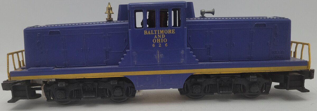 Lionel 626 Vintage O Baltimore & Ohio 44 Ton Diesel Switcher Locomotive VG
