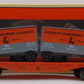 Lionel 6-52187 O Gauge Madison Hardware Flatcar w/ Piggyback Vans EX/Box