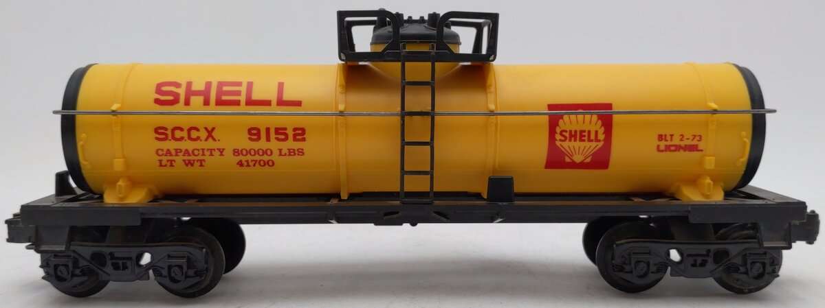 Lionel 6-9152 O Gauge Shell Single Dome Tank Car #9152 EX