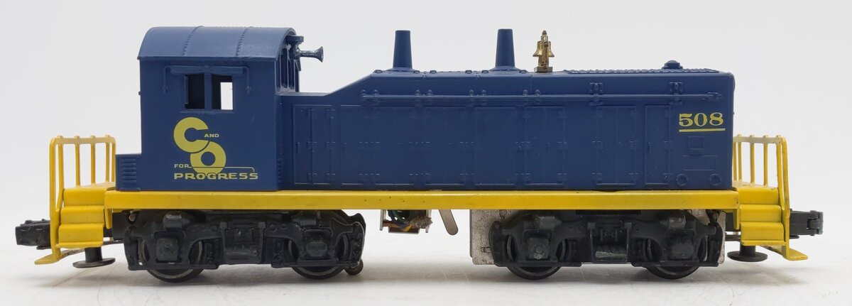 Lionel 624 Vintage O Gauge Custom C&O NW-2 Powered Diesel Locomotive #508