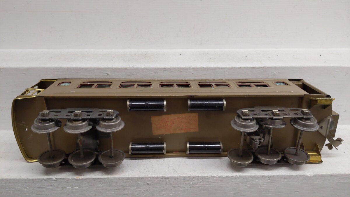 Lionel 490 Vintage Standard Gauge Tinplate Observation Car VG