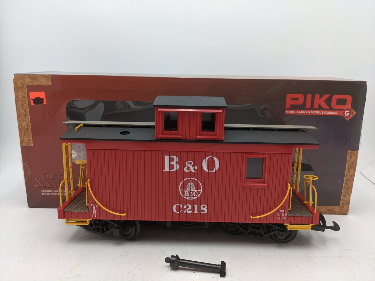 Piko 38827 B&O Caboose (Plastic Wheels) EX/Box