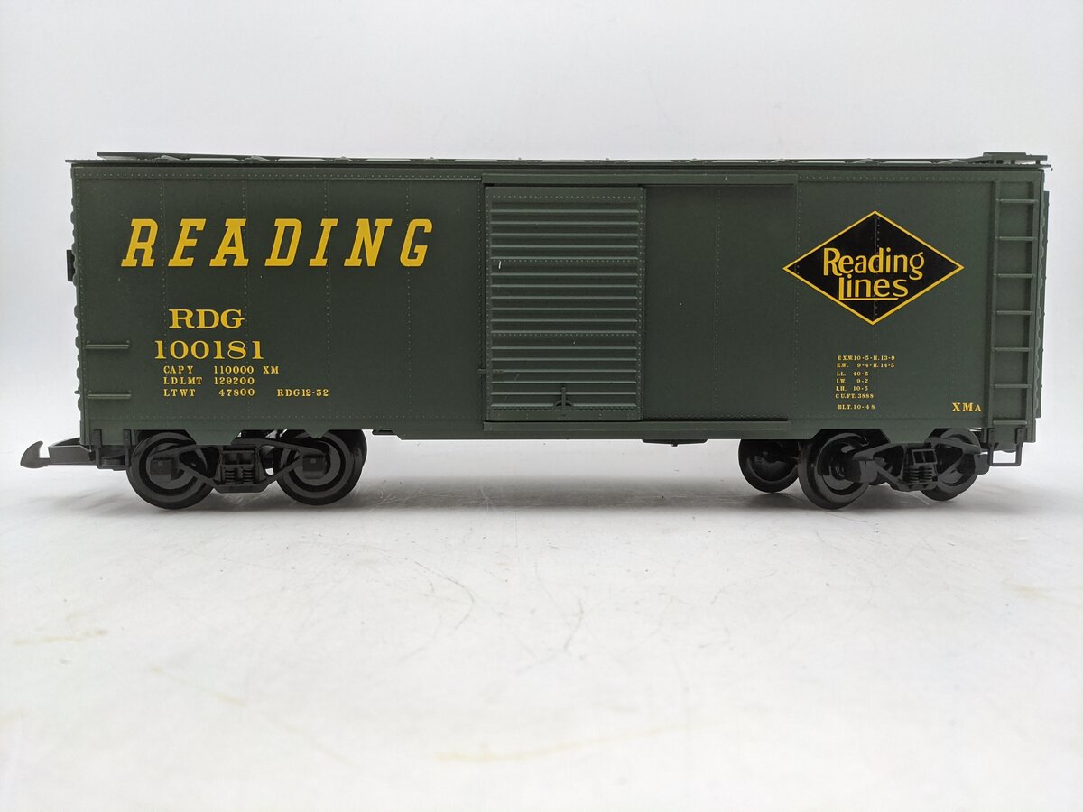 Piko 38851 G Scale Reading Steel Boxcar #100181 EX/Box