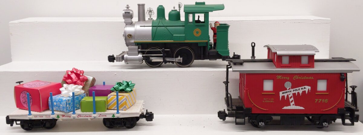 Lionel 8-81004 North Pole Railroad G Gauge Steam Train Set EX/Box