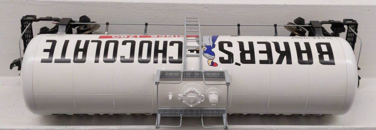 MTH 70-73021 G Scale Bakers Chocolate Unibody Tank Car #31067 LN/Box