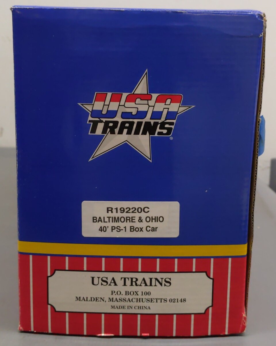 USA Trains 19220C G Baltimore & Ohio 40' Boxcar #467434 LN/Box