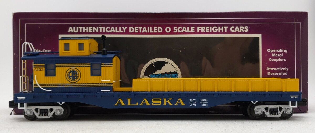 MTH 20-98526 O Gauge Alaska Railroad Crane Tender #C103 LN/Box