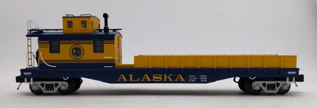 MTH 20-98526 O Gauge Alaska Railroad Crane Tender #C103 LN/Box