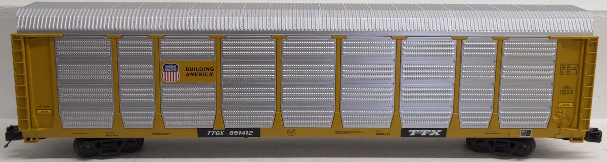 MTH 20-98877 O Union Pacific Corrugated Auto Carrier #851412