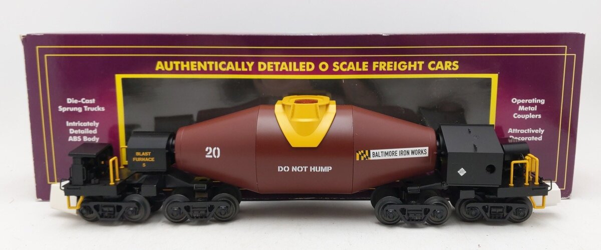 MTH 20-98789 O Gauge Baltimore Iron Works Hot Metal Car #20 LN/Box