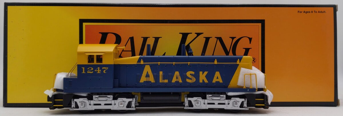 MTH 30-2221-0 Alaska SW9 Diesel Switcher w/Loco-Sound #1553 EX/Box
