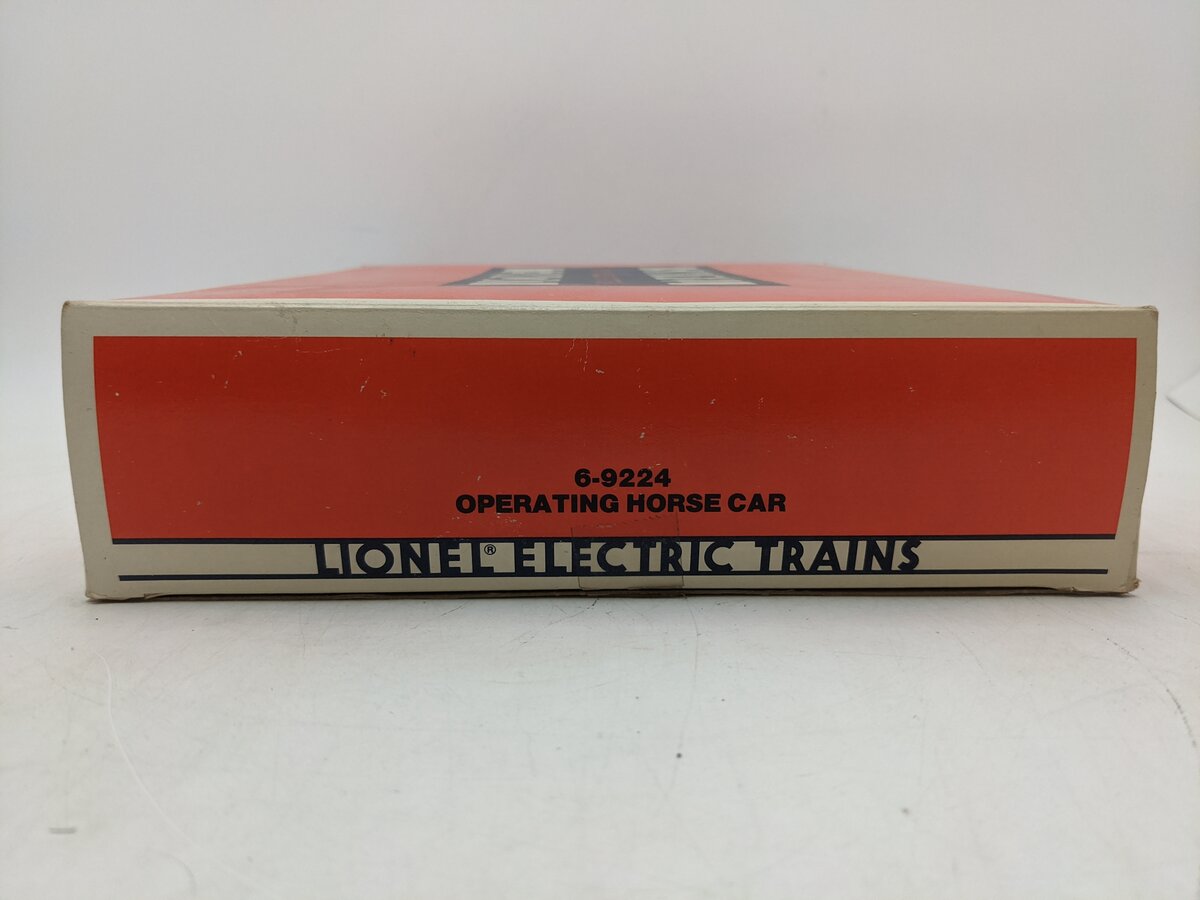 Lionel 6-9224 O Gauge Churchill Downs Operating Horse Car Set EX/Box