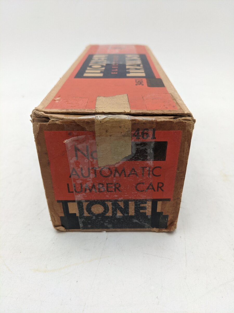 Lionel 3461 Vintage O Lionel Lines Operating Log Dump Car VG/Box
