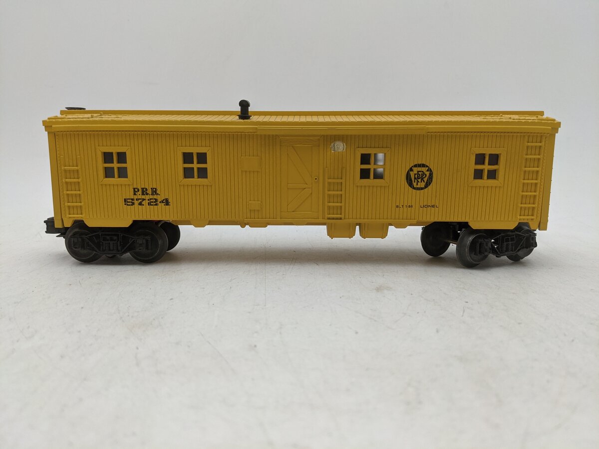 Lionel 6-5724 O Gauge Pennsylvania Illuminated Bunk Car #5724 EX/Box