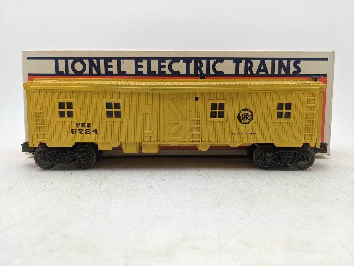 Lionel 6-5724 O Gauge Pennsylvania Illuminated Bunk Car #5724 EX/Box