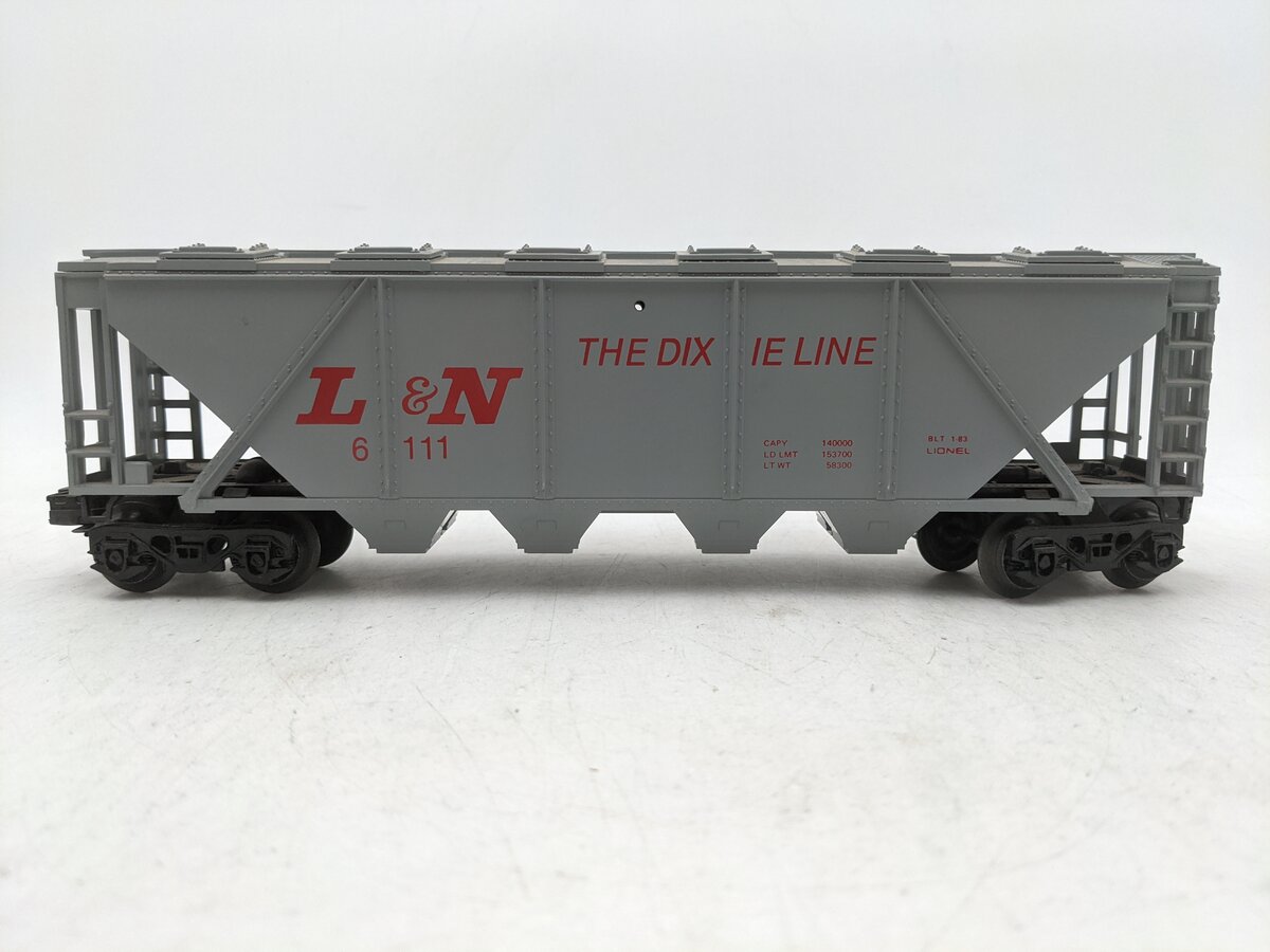 Lionel 6-6111 O Gauge Louisville & Nashville Gray Covered Hopper EX/Box