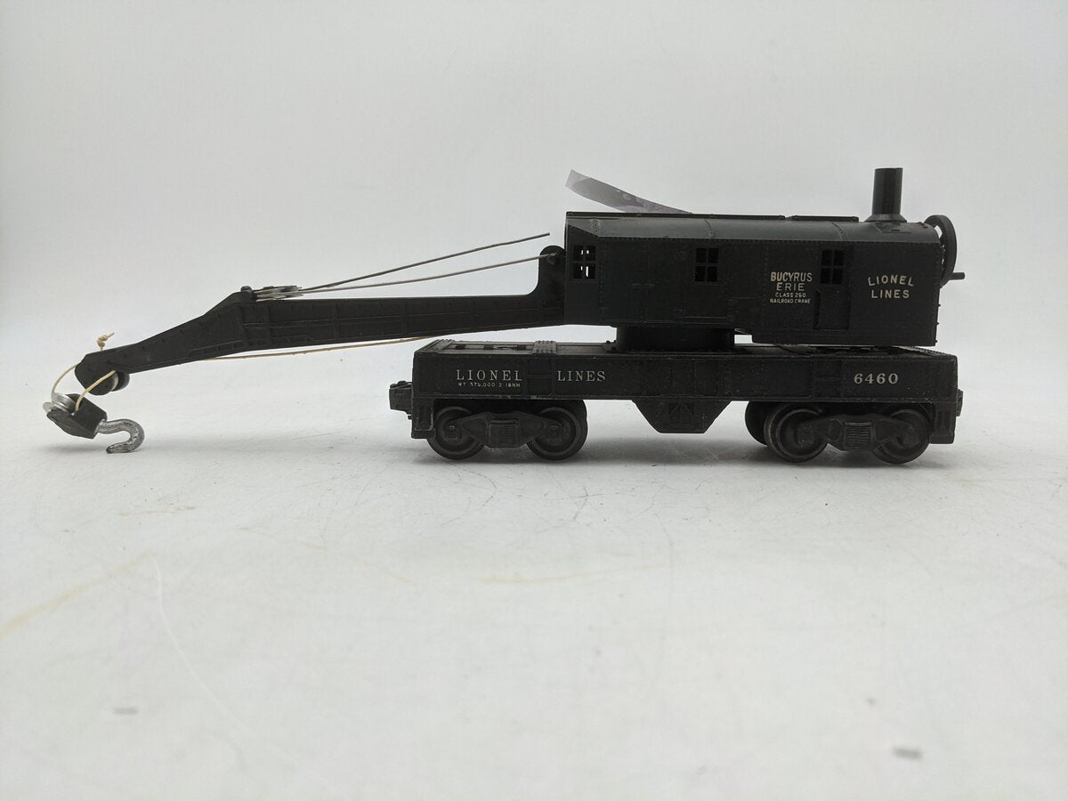 Lionel 6460 Vintage O Bucyrus Erie Crane Car VG
