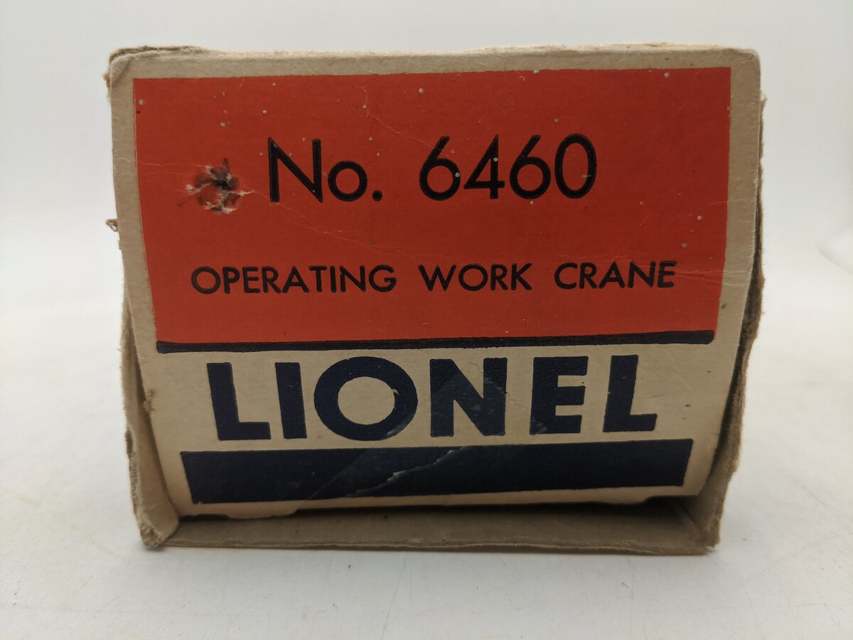 Lionel 6460 Vintage O Bucyrus Erie Crane Car EX/Box