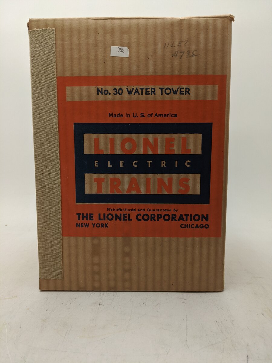 Lionel 30 Vintage O Operating Water Tower EX/Box