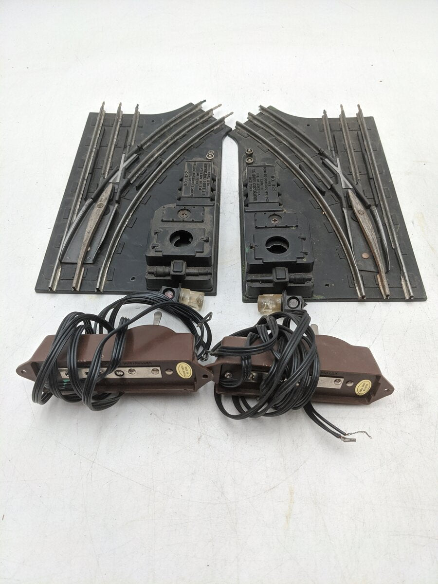 Lionel 1122 Vintage O-27 Remote Control Switches (Pair of 2) VG