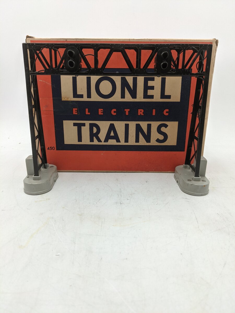 Lionel 450 Vintage O Postwar Operating Signal Bridge VG/Box