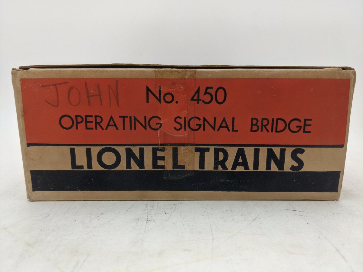 Lionel 450 Vintage O Postwar Operating Signal Bridge VG/Box