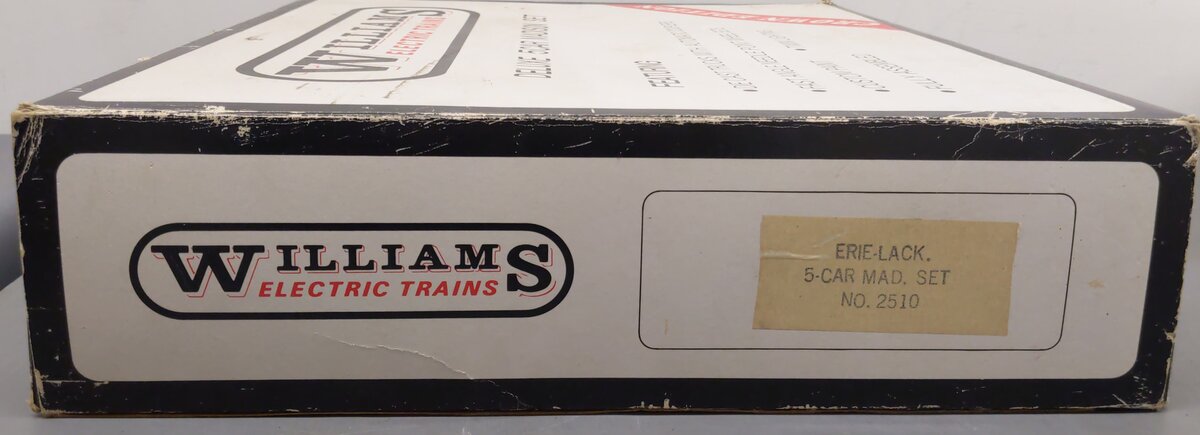 Williams 2510 O Gauge Erie Lackawanna 5-Car Madison Passenger Set EX/Box