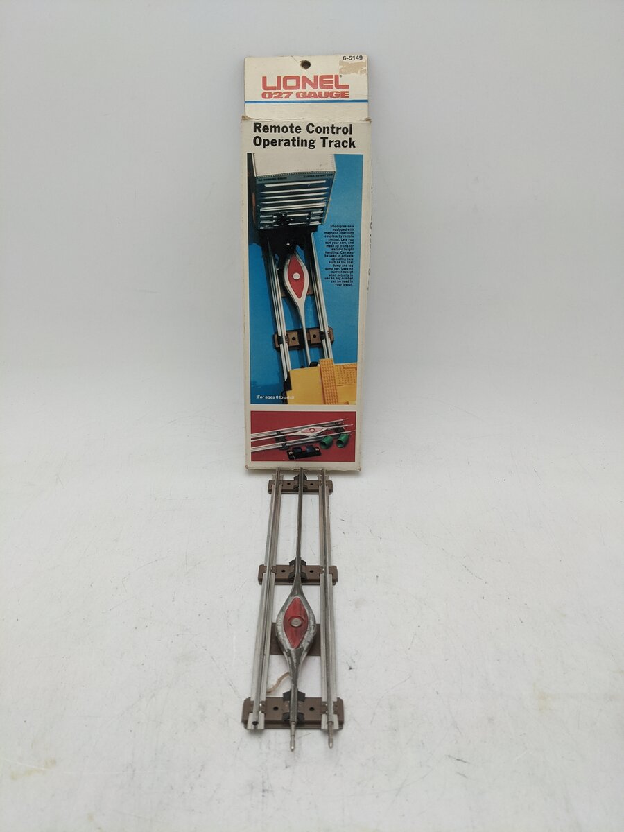 Lionel 6-5149 O27 Remote Control Uncoupler Track VG/Box