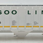 Weaver O Scale SOO Line 3-Bay Covered Hopper #74576 (2-Rail) VG
