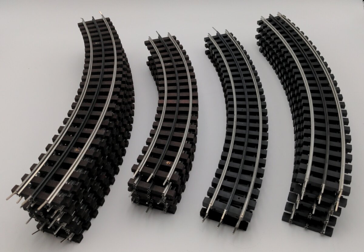 Gargraves Assorted O Scale Curved Track Sections [20] VG