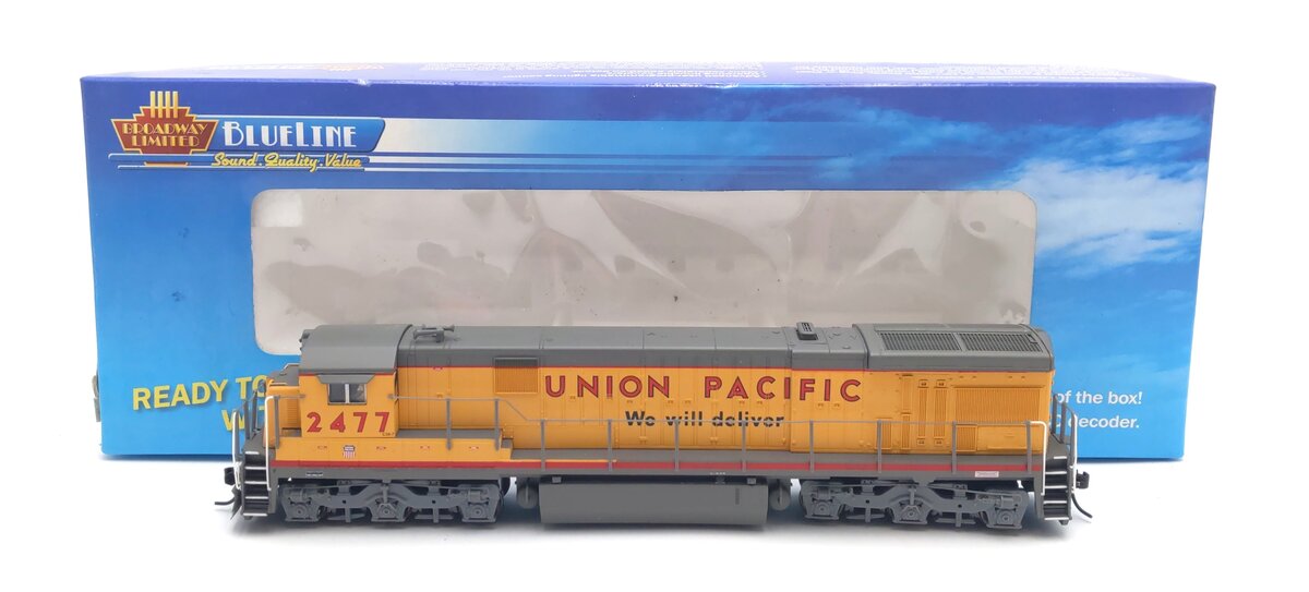 Broadway Limited 5050 HO Scale Union Pacific GE C30-7 Diesel Locomotive #2477 EX/Box