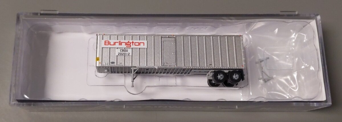 Trainworx Inc 4040405 N Scale Chicago Burlington & Quincy 40' Flexi-Van #202012 LN/Box