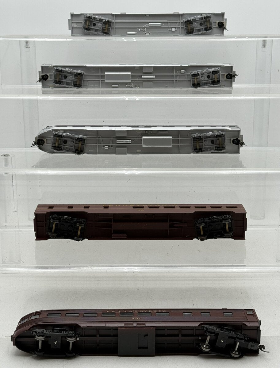 Con-Cor HO Scale Assorted PRR & ACL Passenger Cars [5] VG/Box