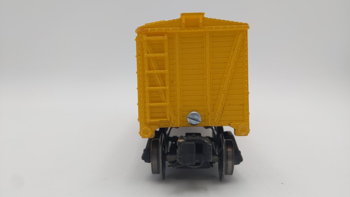 Lionel 6656 Vintage O Lionel Lines Yellow Stock Car VG