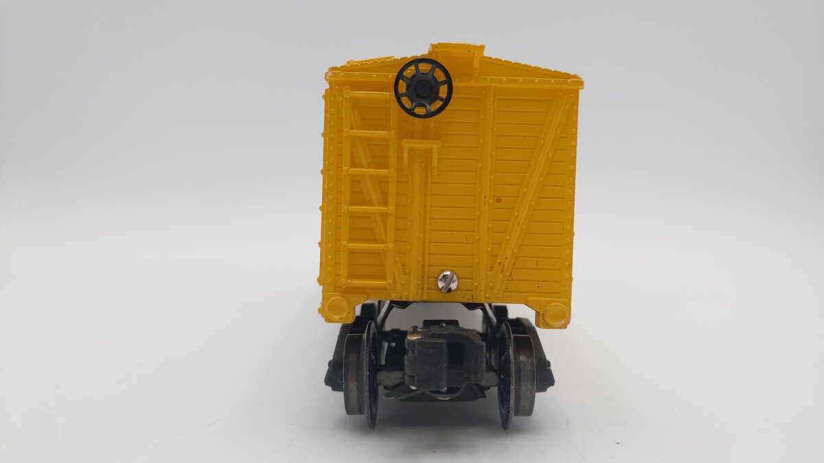 Lionel 6656 Vintage O Lionel Lines Yellow Stock Car VG